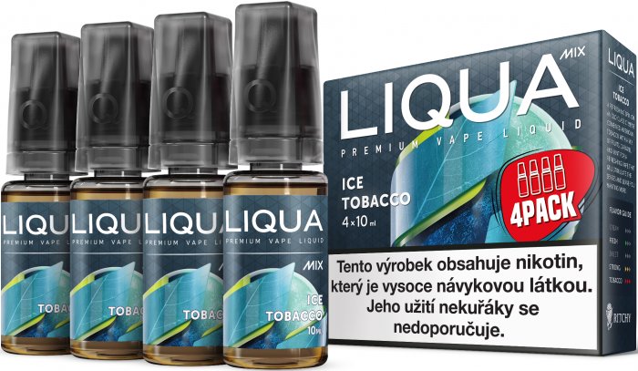 Ritchy Liqua MIX 4Pack Ice Tobacco 4 x 10 ml 3 mg