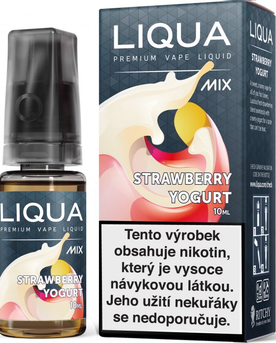 LIQUA MIX Strawberry Yogurt 10ml 0mg