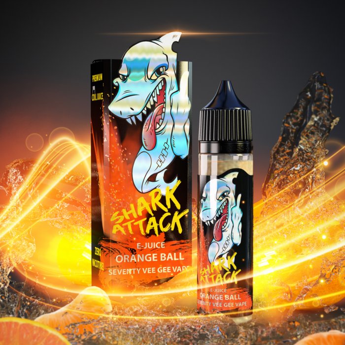 Shark Attack-Shake'n'Vape 10ml Orange Ball