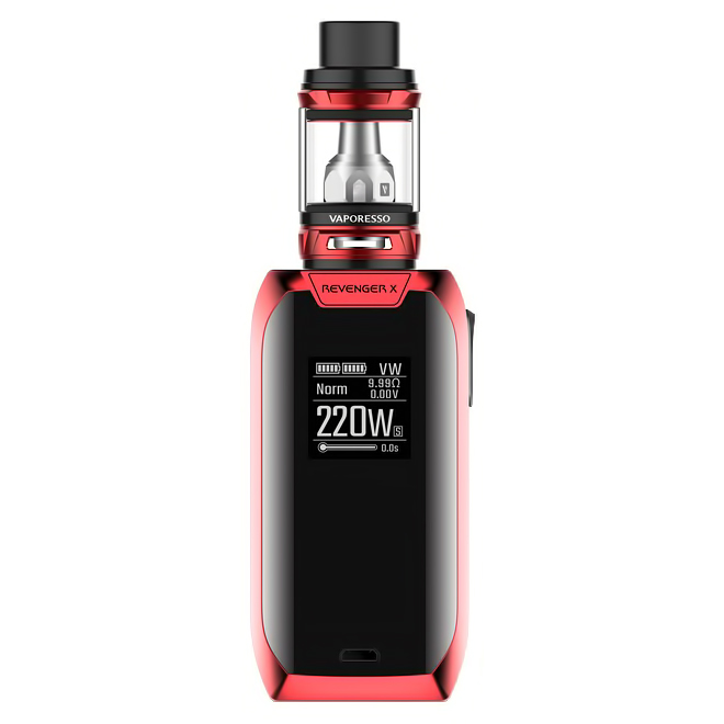 Vaporesso Revenger X 220W červená + eliquid zdarma