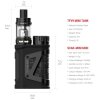 Smoktech SCAR-MINI 80W grip Full Kit Black