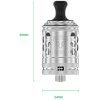 THC Tauren MTL RTA clearomizer 2ml Silver