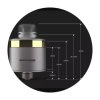 BP MODS Bushido V3 RDA clearomizér DLC Black & Gun Metal
