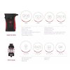 Smoktech Mag P3 Grip TC230W Full Kit Black-Red  + eliquid zdarma