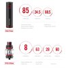 Smoktech Stick Prince (P25) elektronická cigareta 3000mAh Black