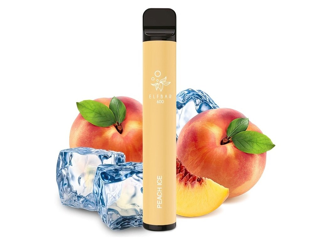 224567 elf bar 600 10mg peach ice svezi broskev produktovy obrazek
