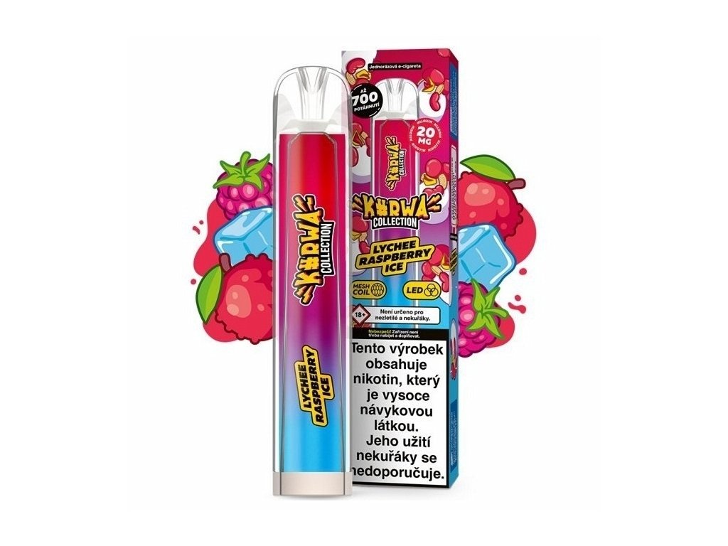 241407 kurwa collection 20mg lychee raspberry ice produktovy obrazek