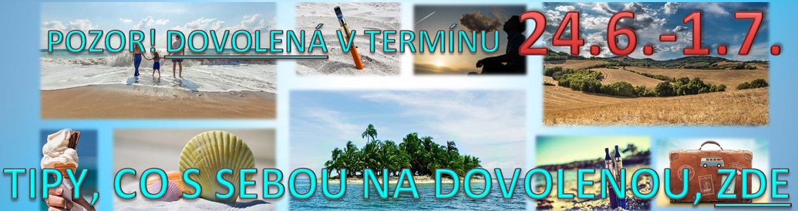 Letní výbava na dovolenou