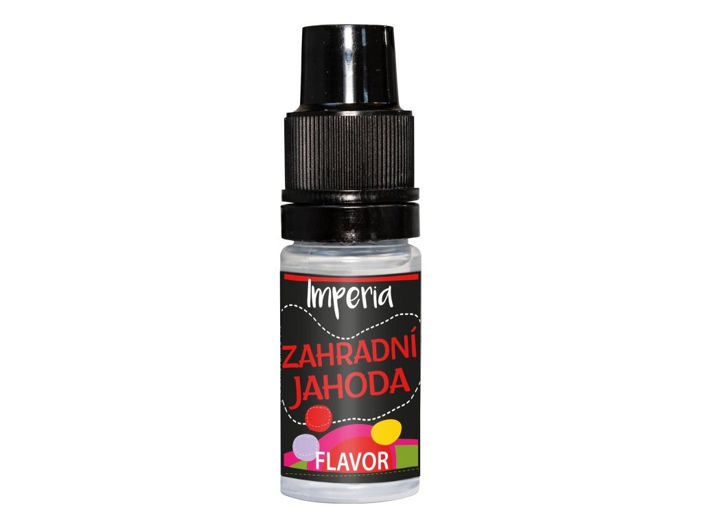 prichut imperia black label 10ml garden strawberry zahradni jahoda