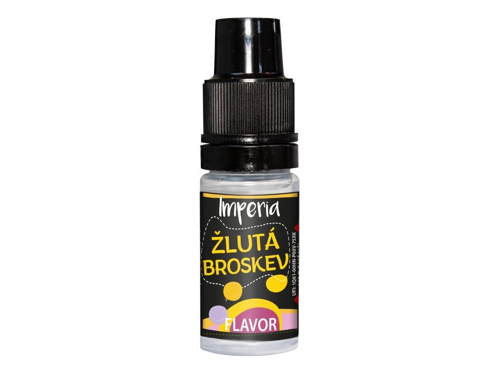 prichut imperia black label 10ml yellow peach zluta broskev