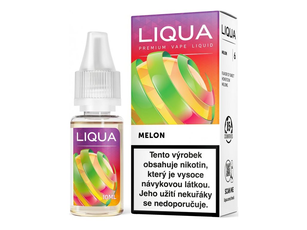Liquid LIQUA CZ Elements Melon 10ml-6mg (Žlutý meloun)