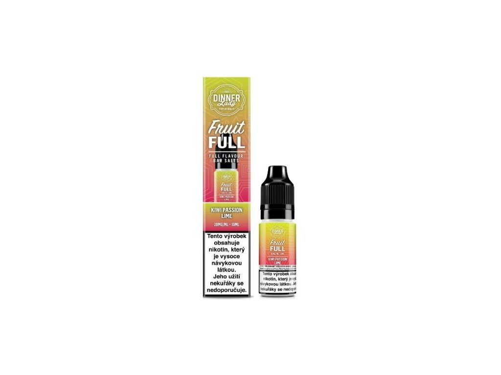 liquid dinner lady bar salts fruit full kiwi passion lime 10ml 20mg