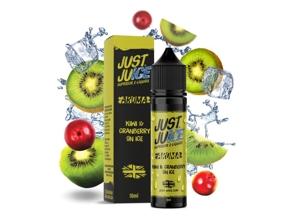 prichut just juice sv 10ml kiwi cranberry on ice