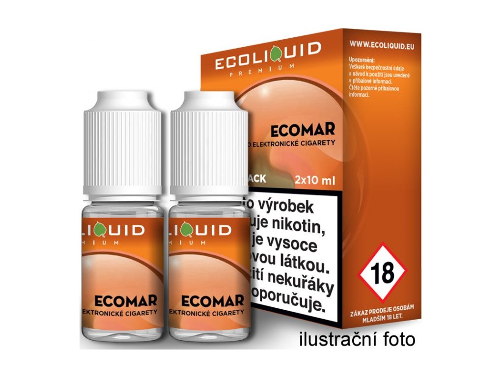 Liquid Ecoliquid Premium 2Pack ECOMAR 2x10ml - 18mg