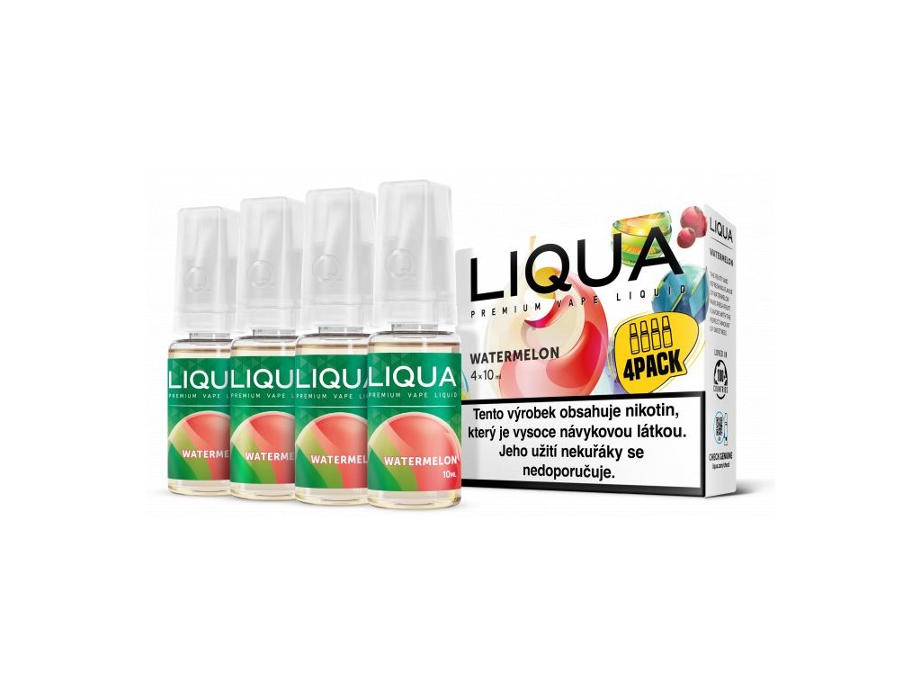 Liquid LIQUA CZ Elements 4Pack Watermellon 4x10ml-6mg (Vodní meloun)