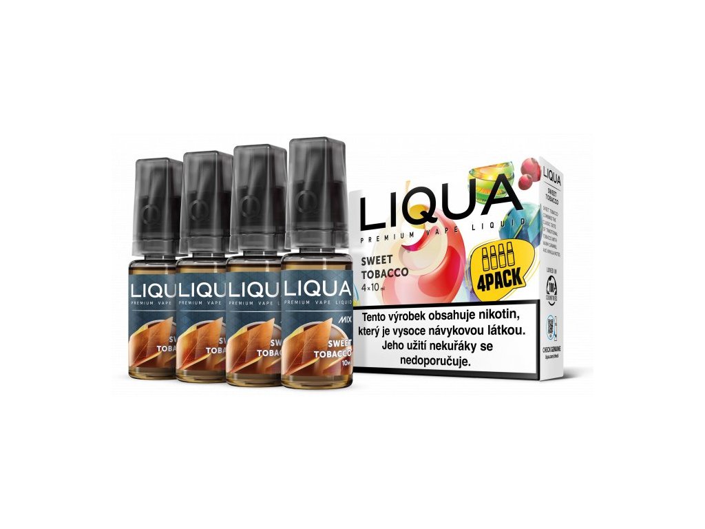 Liquid LIQUA CZ MIX 4Pack Sweet Tobacco 10ml-3mg