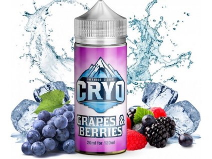Příchuť Infamous Cryo Shake and Vape 20ml Grapes and Berries
