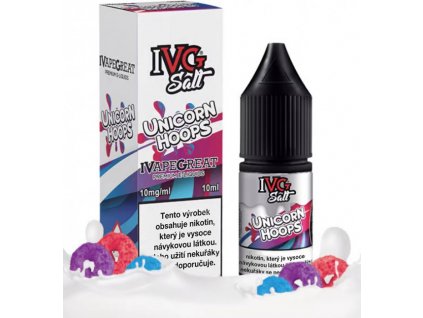 Liquid IVG SALT Unicorn Hoops 10ml - 10mg