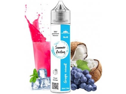 Příchuť Summer Feeling Shake and Vape 20ml Grape Coconut