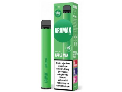 Aramax Bar 700 elektronická cigareta Apple Max 20mg