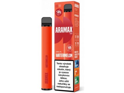 Aramax Bar 700 elektronická cigareta Watermelon 20mg