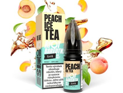 liquid riot bar edtn salt peach ice tea ledovy broskvovy caj 10ml 20mg