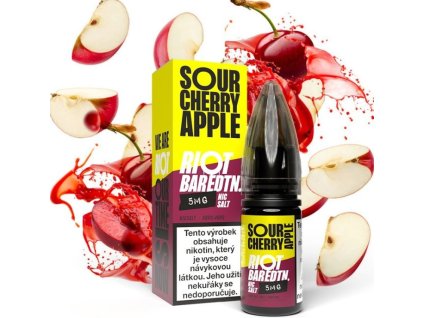 liquid riot bar edtn salt sour cherry apple tresen a zelene jablko 10ml 20mg