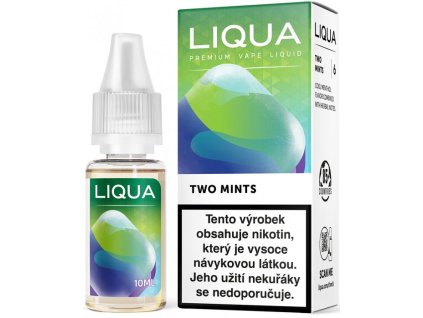 Liquid LIQUA Two Mints 10ml-0mg (Chuť máty a mentolu)