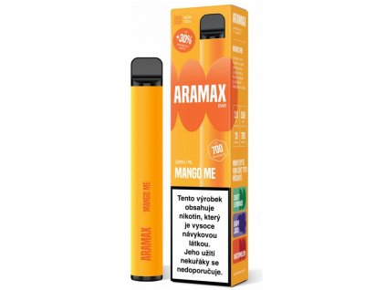 Aramax Bar 700 elektronická cigareta Mango Me 20mg