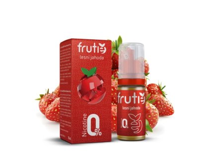 liquid frutie 50 50 lesni jahoda forest strawberry 10ml 0mg