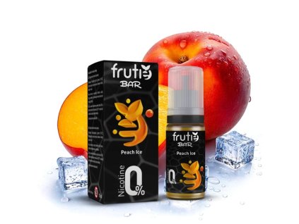 Liquid Frutie BAR Juice - Chladivá broskev (Peach Ice) 10ml - 0mg