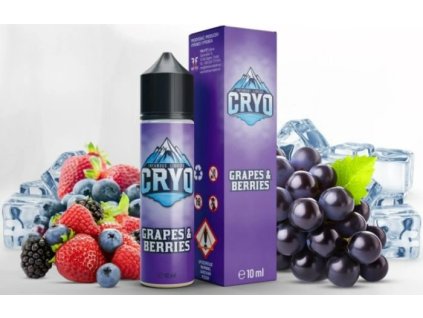 Příchuť Infamous Cryo S&V 10ml Grapes and Berries