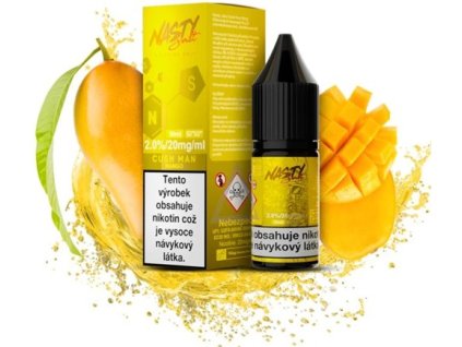 liquid nasty salt cush man 10ml 20mg mango