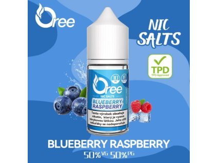 liquid oree salt blueberry raspberry boruvka a malina 10ml 18mg