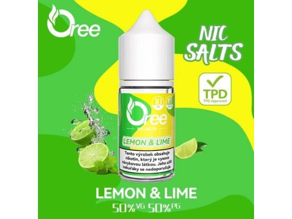 liquid oree salt lemon lime citron a limetka 10ml 18mg