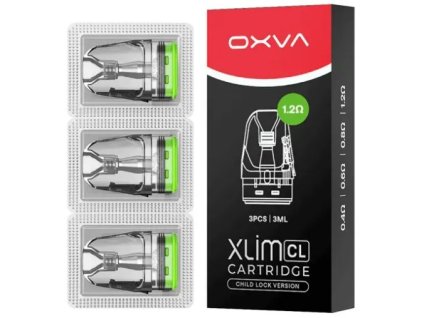 oxva xlim cl pod top fill cartridge 12ohm 3ml 3pack