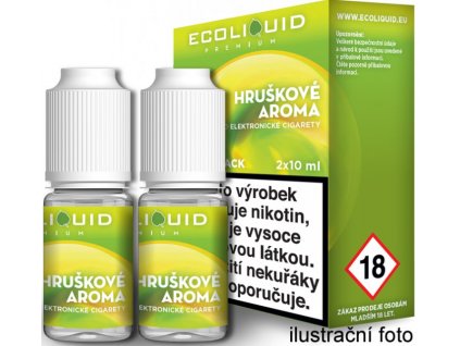 Liquid Ecoliquid Premium 2Pack Pear 2x10ml - 6mg (Hruška)