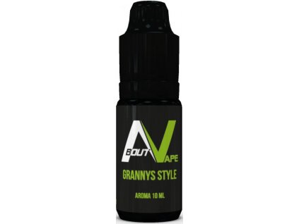 Příchuť About Vape (Bozz) Pure 10ml Grannys Style (Jablečný koláč)