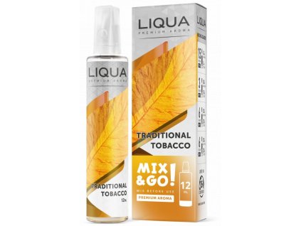 Příchuť Liqua Mix&Go 12ml Traditional Tobacco