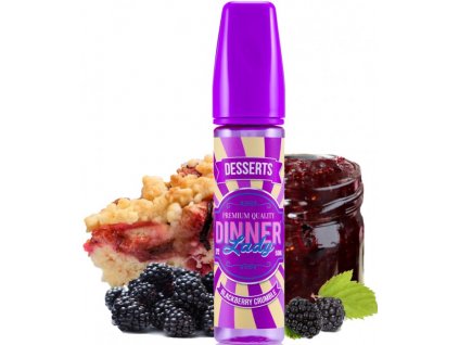 Příchuť Dinner Lady Shake and Vape 20ml Blackberry Crumble