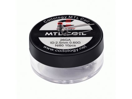 Coilology MTL Round předmotané spirálky NI80 0,6ohm 10ks