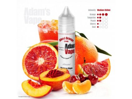 Příchuť Adams Vape Shake and Vape: Blood Orange Slush (Ledová tříšť s červeným pomerančem) 10ml