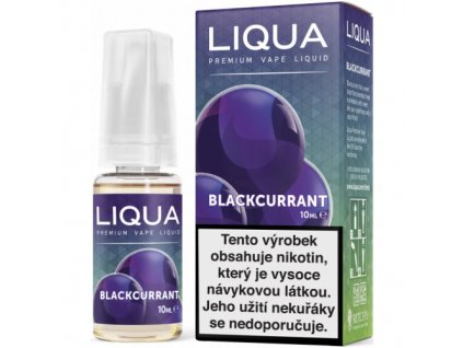 Liquid LIQUA CZ Elements Blackcurrant 10ml-6mg (černý rybíz)