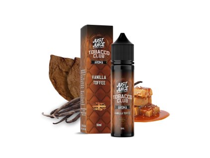 Příchuť Just Juice Shake and Vape 10ml: Tobacco Vanilla Toffee (Tabák s vanilkou a karamelem)
