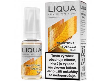 Liquid LIQUA CZ Elements Traditional Tobacco 10ml-12mg (Tradiční tabák)