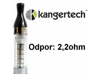 Kangertech CC/T2 clearomizer 2,4ml 2,2ohm Clear