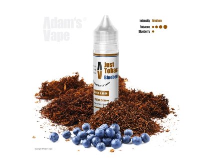 Příchuť Adams Vape Shake and Vape Just Tobacco Blueberry (Borůvkový tabák) 10ml