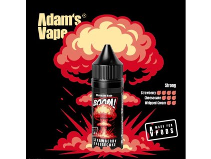 prichut adams vape boom series shake and vape 5ml strawberry cheesecake