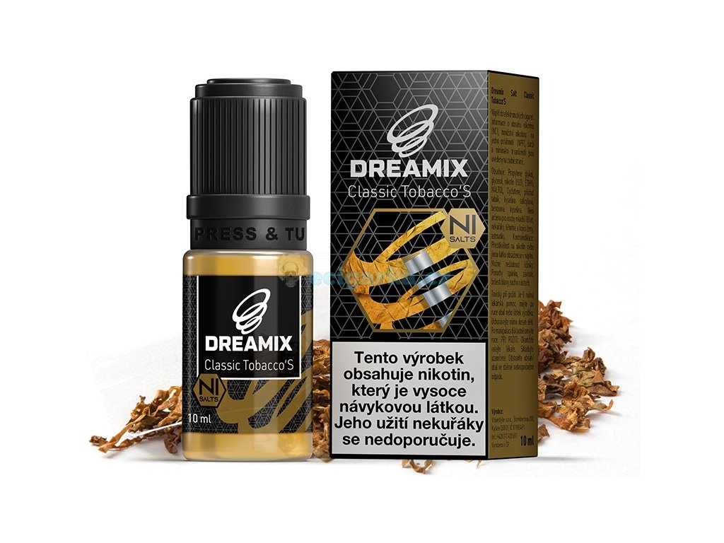 dreamix salt klasicky tabak classic tobacco s