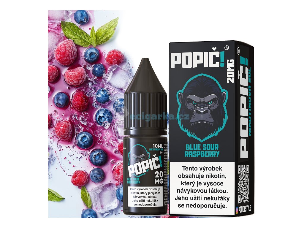 10 ml Popic prototype v4 blue sour raspberry